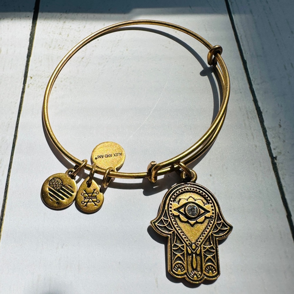 Alex and Ani | FOUR Charm Bangle Bracelets - Picture 2 of 5